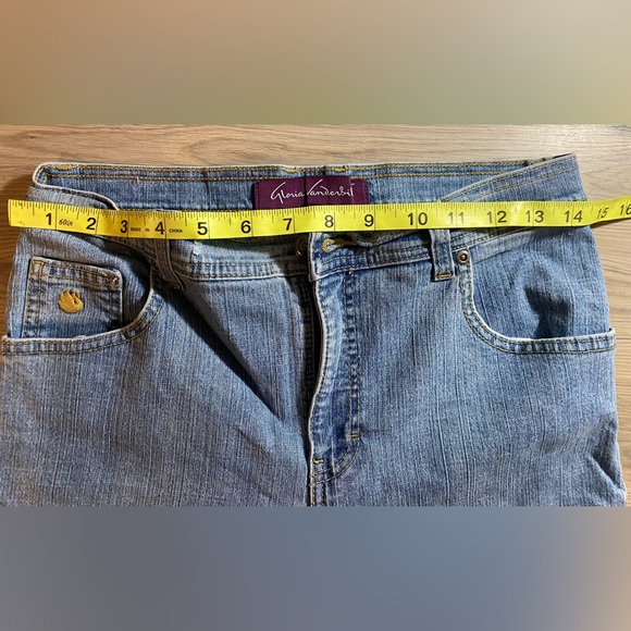 Gloria Vanderbilt Blue Denim Jeans Women  6 Petite Light Wash - Picture 6 of 9